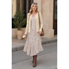 image:imageCOOFANDY Womens Lightweight Cardigans Ribbed Long Sleeve Button Up SweaterApricot