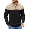 Color Block - Black & Khaki
