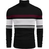 Black White Red Striped