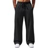 image:imageCOOFANDY Mens Sweatpants Casual Baggy Pants Lightweight Cotton SweatpantsBlack