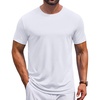 image:imageCOOFANDY Mens T Shirt Short Sleeve Casual TShirts Crew Neck Basic Tee ShirtsWhite