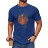 image:imageCOOFANDY Mens T Shirt Short Sleeve Cotton Blend TShirts Crew Neck Casual Summer Basic Tee ShirtsSunset Palms