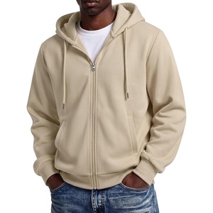image:imageCOOFANDY Men Full Zip Hoodie Fleece Zipper Sweatshirt Casual Hooded JacketKhaki