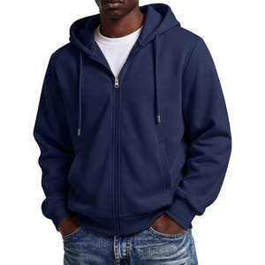 image:imageCOOFANDY Men Full Zip Hoodie Fleece Zipper Sweatshirt Casual Hooded JacketNavy Blue