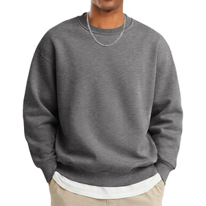 image:imageCOOFANDY Mens Crewneck Sweatshirts Fleece Pullover Thermal Casual ShirtDark Gray