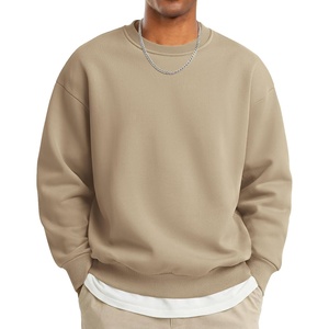 image:imageCOOFANDY Mens Crewneck Sweatshirts Fleece Pullover Thermal Casual ShirtKhaki