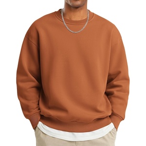 image:imageCOOFANDY Mens Crewneck Sweatshirts Fleece Pullover Thermal Casual ShirtLight Brown
