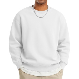 image:imageCOOFANDY Mens Crewneck Sweatshirts Fleece Pullover Thermal Casual ShirtWhite
