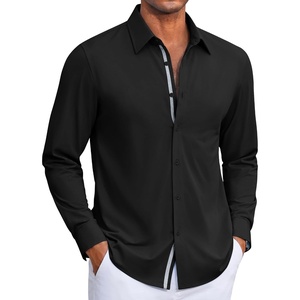 image:imageCOOFANDY Mens Dress Shirt Long Sleeve Wrinkle Free Casual Button Down ShirtBlack