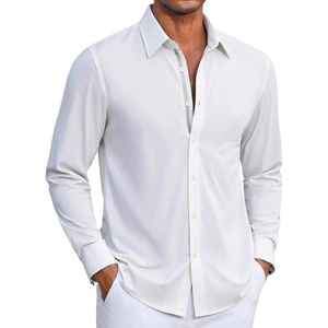 image:imageCOOFANDY Mens Dress Shirt Long Sleeve Wrinkle Free Casual Button Down ShirtWhite