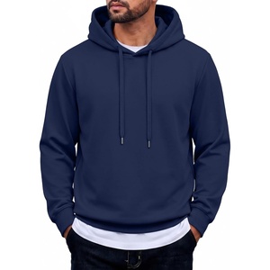 image:imageCOOFANDY Mens Hoodie Pullover Hooded Sweatshirt Casual Fashion Solid FallNavy Blue