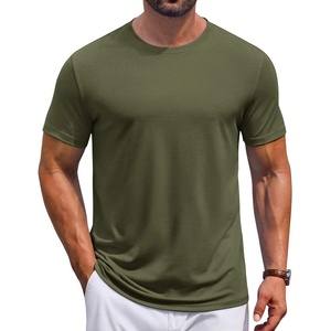 image:imageCOOFANDY Mens T Shirt Short Sleeve Casual TShirts Crew Neck Basic Tee ShirtsArmy Green