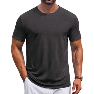 image:imageCOOFANDY Mens T Shirt Short Sleeve Casual TShirts Crew Neck Basic Tee ShirtsDark Grey