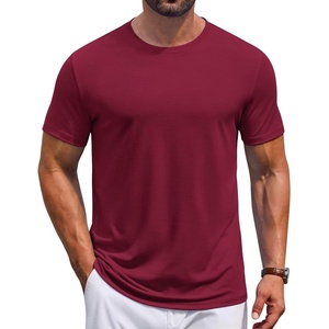 image:imageCOOFANDY Mens T Shirt Short Sleeve Casual TShirts Crew Neck Basic Tee ShirtsDeep Red