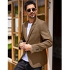 image:imageCOOFANDY Mens Blazer Casual Sport Coats Regular Fit Lightweight Suit JacketCamel
