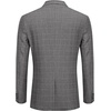 image:imageCOOFANDY Mens Blazer Casual Sport Coats Regular Fit Lightweight Suit JacketCheckered Blazer  Gray