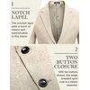 image:imageCOOFANDY Mens Blazer Casual Sport Coats Regular Fit Lightweight Suit JacketLight Khaki