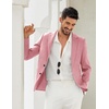 image:imageCOOFANDY Mens Blazer Casual Sport Coats Regular Fit Lightweight Suit JacketLotus Pink