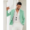 image:imageCOOFANDY Mens Blazer Casual Sport Coats Regular Fit Lightweight Suit JacketMint Green