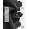 image:imageCOOFANDY Mens Double Breasted Trench Coat Long Pea Coat Winter OvercoatDark Grey