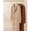 image:imageCOOFANDY Mens Double Breasted Trench Coat Long Pea Coat Winter OvercoatKhaki