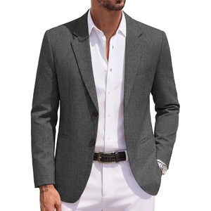 image:imageCOOFANDY Mens Blazer Casual Sport Coats Regular Fit Lightweight Suit JacketDark Charcoal