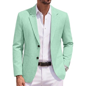 image:imageCOOFANDY Mens Blazer Casual Sport Coats Regular Fit Lightweight Suit JacketMint Green