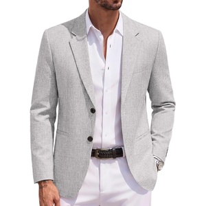 image:imageCOOFANDY Mens Blazer Casual Sport Coats Regular Fit Lightweight Suit JacketPastel Gray