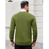 image:imageCOOFANDY Mens Cardigan Sweaters with Button Lightweight Casual V Neck Long Sleeve Pockets Knitted SweaterArmy Green