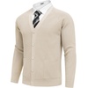 image:imageCOOFANDY Mens Cardigan Sweaters with Button Lightweight Casual V Neck Long Sleeve Pockets Knitted SweaterCream
