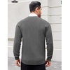 image:imageCOOFANDY Mens Cardigan Sweaters with Button Lightweight Casual V Neck Long Sleeve Pockets Knitted SweaterDark Grey