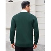image:imageCOOFANDY Mens Cardigan Sweaters with Button Lightweight Casual V Neck Long Sleeve Pockets Knitted SweaterGreen
