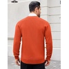 image:imageCOOFANDY Mens Cardigan Sweaters with Button Lightweight Casual V Neck Long Sleeve Pockets Knitted SweaterOrange