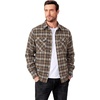 image:imageCOOFANDY Mens Flannel Shirts Long Sleeve Casual Plaid Button Down Shirt Cotton Shirt Cowboy Work Shirts with PocketsBluebrown