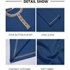 image:imageCOOFANDY Mens Henley Shirts Long Sleeve Button TShirt Casual Pullover Basic TeeBlue