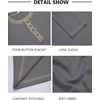 image:imageCOOFANDY Mens Henley Shirts Long Sleeve Button TShirt Casual Pullover Basic TeeGrey