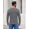 image:imageCOOFANDY Mens Henley Shirts Long Sleeve Button TShirt Casual Pullover Basic TeeGrey