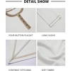 image:imageCOOFANDY Mens Henley Shirts Long Sleeve Button TShirt Casual Pullover Basic TeeWhite