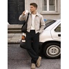 image:imageCOOFANDY Mens Khaki Pants Relaxed Fit Stretch Chinos Straight Dress SlacksBlack