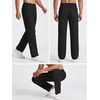 image:imageCOOFANDY Mens Khaki Pants Relaxed Fit Stretch Chinos Straight Dress SlacksBlack