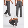 image:imageCOOFANDY Mens Khaki Pants Relaxed Fit Stretch Chinos Straight Dress SlacksDark Grey