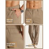 image:imageCOOFANDY Mens Khaki Pants Relaxed Fit Stretch Chinos Straight Dress SlacksKhaki