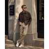 image:imageCOOFANDY Mens Khaki Pants Relaxed Fit Stretch Chinos Straight Dress SlacksKhaki