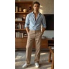 image:imageCOOFANDY Mens Khaki Pants Relaxed Fit Stretch Chinos Straight Dress SlacksKhaki