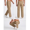image:imageCOOFANDY Mens Khaki Pants Relaxed Fit Stretch Chinos Straight Dress SlacksKhaki