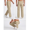 image:imageCOOFANDY Mens Khaki Pants Relaxed Fit Stretch Chinos Straight Dress SlacksLight Khaki