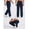 image:imageCOOFANDY Mens Khaki Pants Relaxed Fit Stretch Chinos Straight Dress SlacksNavy Blue