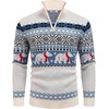 image:imageCOOFANDY Mens Quarter Zip Pullover Sweater Casual Zip Up Polo Sweater KnitSd592polar Bear