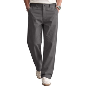 image:imageCOOFANDY Mens Khaki Pants Relaxed Fit Stretch Chinos Straight Dress SlacksDark Grey