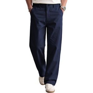 image:imageCOOFANDY Mens Khaki Pants Relaxed Fit Stretch Chinos Straight Dress SlacksNavy Blue